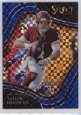 2021 Panini Select Field Level Blue Prizm 20/49 Taylor Heinicke #334 11n6