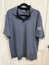 Tyndale Workwear Men's Flame-Resistant Polo Shirt XL Navy Arc Rated CAT 2