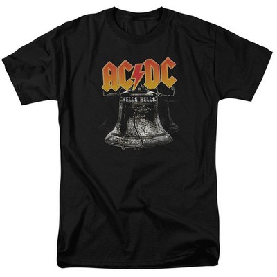 ACDC - Hells Bells - Adult Unisex Short Sleeve T-Shirt - Black