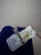14kt,white bgold diamond wedding band size 7,