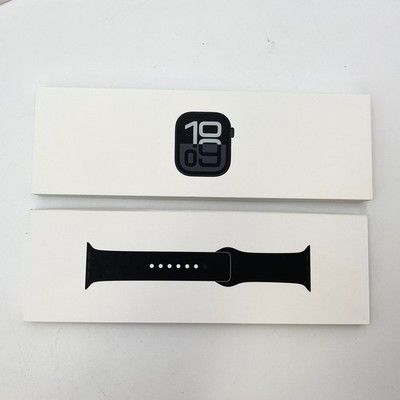 Apple Watch Series 10 - 46mm Aluminum Jet Black GPS A2999 - Open Box