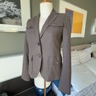 / Theory Military Inspired Brown Blazer Cotton Spring Summer Office US 2 — photo 5