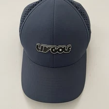 LIV Golf Branded Bills 500 Curved Brim Navy One Size Adjust Back Airy  Active
