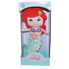 Disney Princess Baby Ariel Musical Doll 12in Plush Toy New w Tag magical sound