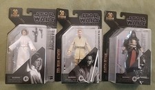 Figura Star Wars DARTH REVAN HAN SOLO PRINCESA LEIA Archivo Serie Negra 6"