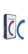 plusOne Vibrating Dual Arc Massager, 10 Vibration Settings, Teal, Waterproof 