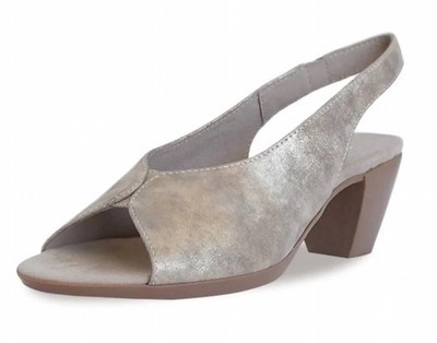 Munro Rochelle Stardust Suede Slingback Sandal New Size 8