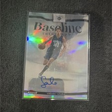 Topps 2025-26 Finest Baseline Autographs Refractor Tidjane Salaün BA-TA