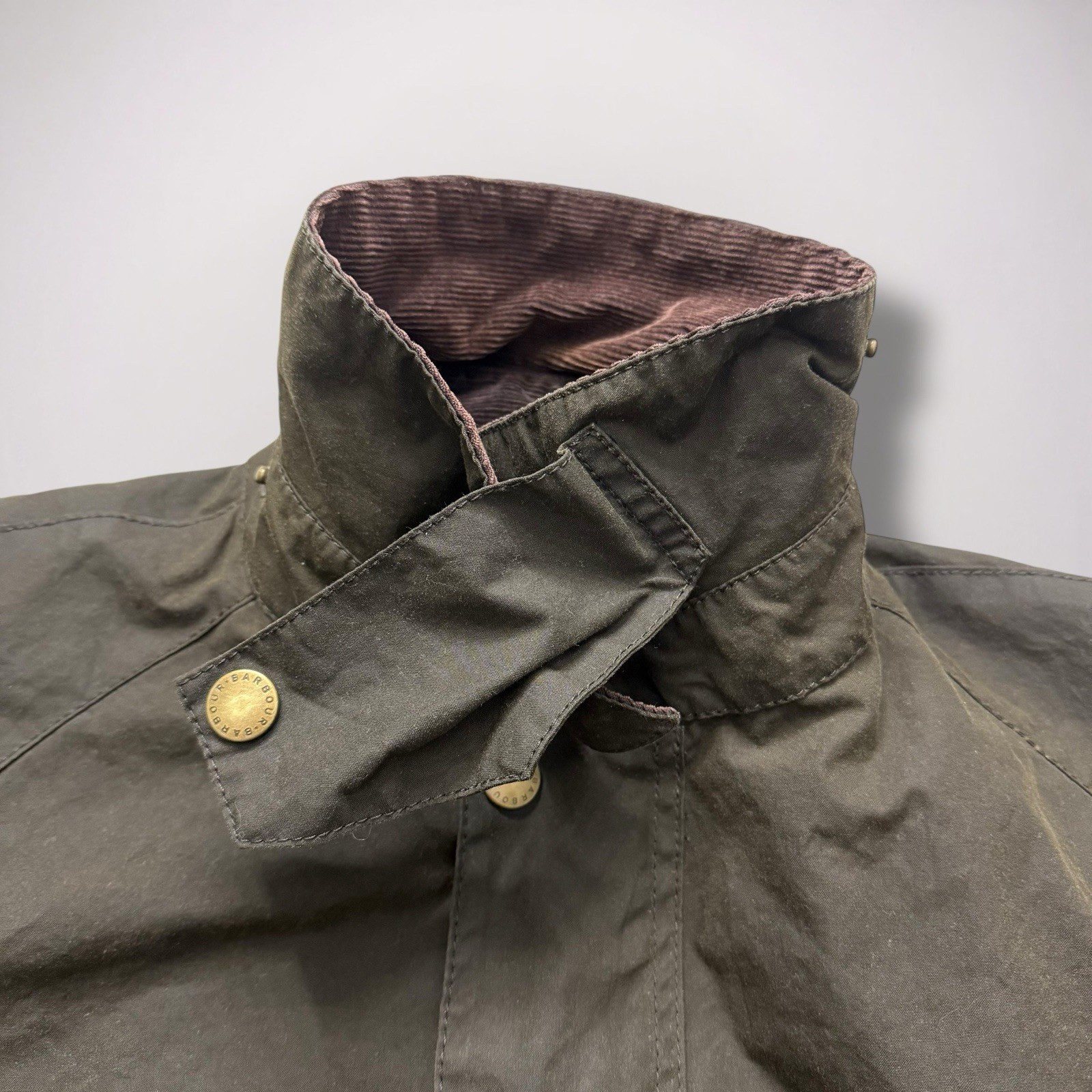 Barbour Ashby Wax Jacket Men’s XXL Olive image 3