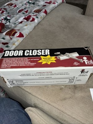 Tell Adjustable Aluminum Door Closer Series 600 Grade 1 Size 1-4
