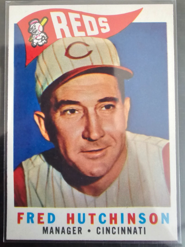1960 Topps Baseball #219 Fred Hutchinson REDS - Zdjęcie 1 z 2