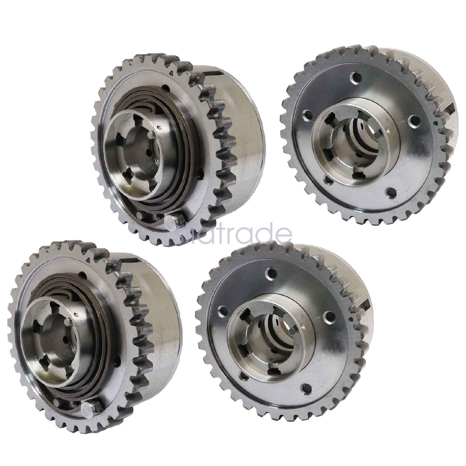 4Pcs Camshaft Phaser Inlet & Outlet For Maserati Quattroporte Ghibli S 3.0L US