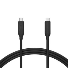 Amazon Basics USB-C to USB-C 4 Cable 40Gbps 8K 240W Thunder-bolt 3.3ft Black