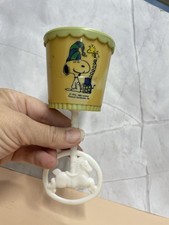Vintage 1965 Snoopy Baby Rattle Peanuts Brand Ring Chime - Condition Issues READ