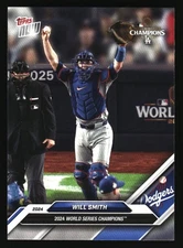 Will Smith 2024 Topps Now World Series Champions Los Angeles Dodgers White #WS-3