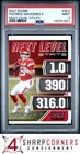 2021 PANINI SCORE NEXT LEVEL STATS #NL2 PATRICK MAHOMES II PSA 9