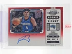 PAOLO BANCHERO 2022-23 CONTENDERS OPTIC ROOKIE VARIATION RED AUTO /99 Q0004