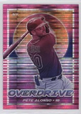 2021 Panini Chronicles Overdrive Pink Pulsar Prizm Pete Alonso #22 0v1l