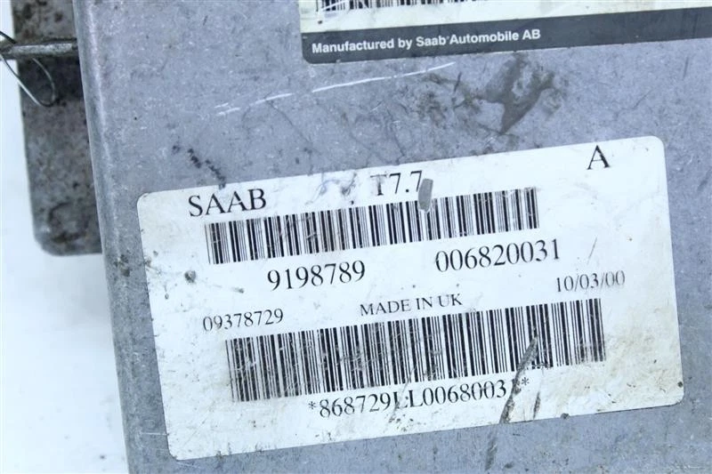 ECU ECM COMPUTER Saab 9-5 2005 05 9378729 1132894 - Image 3 of 4