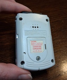 White Dreamcast VMU NO CAP 241 Block Tested NO BATT See Pics/Description