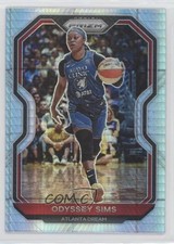 2021 Panini Prizm WNBA Hyper Prizm Odyssey Sims #80 0y59