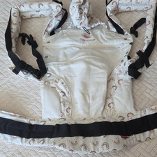 manduca Babytrage verstellbar Beige/Weiß Meh...