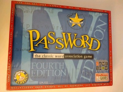 Password 4th Edition -The Classic Word Association Game - Endless Games 2003