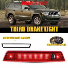 LED High Mount Third Brake Light Red Lens For Jeep Grand Cherokee 2005-2010 1-3X