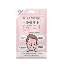 Skin Control Hydrocolloid Pimple Patches XL Clear Blemish Cover 12 cnt 5x2.5cm