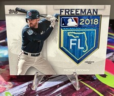 2018 Topps MLB Spring Training Logo Patch Freddie Freeman #STP-FF Patch