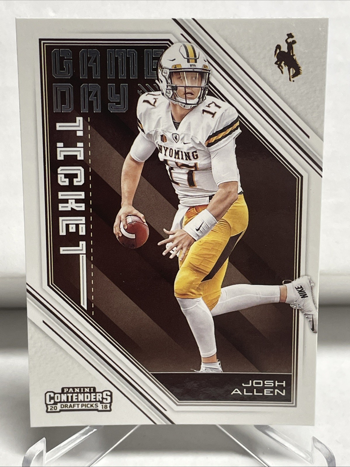 JOSH ALLEN 2018 PANINI CONTENDERS DRAFT PICKS GAME DAY TICKET ROOKIE CARD RC