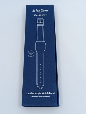 Le Petit Prince x Bluebonnet Italian Leather Band für Apple Watch Midnight Blue
