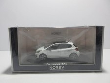 Mini car 1/43 Norev Peugeot 208 GT Line 2015 Nacre White White Pearl model car
