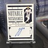 2024 Panini National Treasures Notable Nicknames JJ McCarthy /49 Rookie Auto SP
