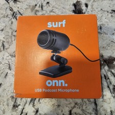 Onn Surf USB Podcast Microphone Premium Recording 100009002.