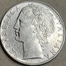 1956 Italy 🇮🇹 100 Lire Coin - Minerva N#304 KM#96.1