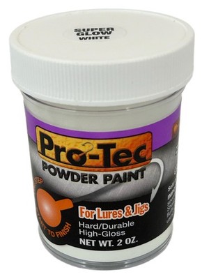 Pro-Tec Super Glow Powder Paint 2 Ounce (Pack of 1), White 
