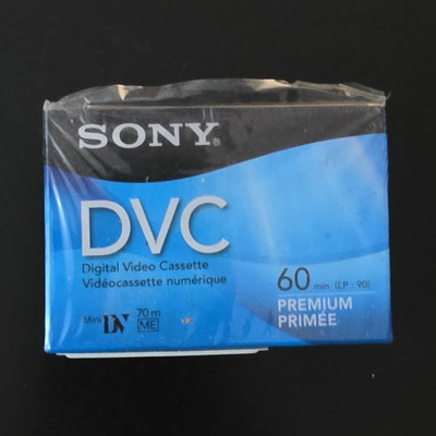 Sony DVC Digital Video MiniDV Cassette Tape Mini 60 Min Premium 1ct