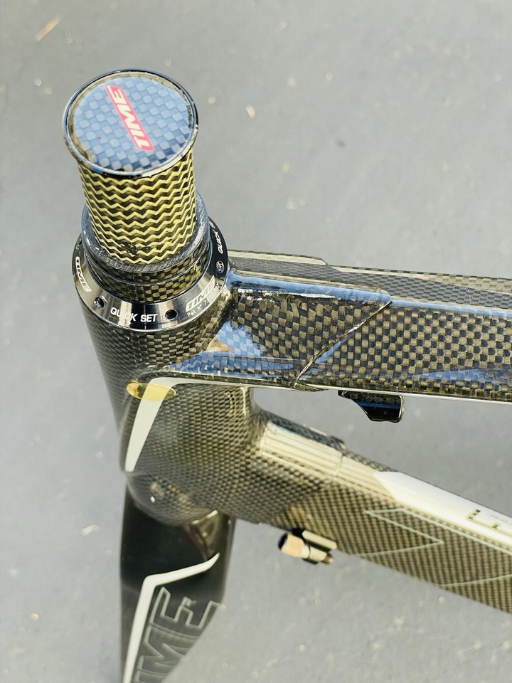 TIME RXR Ulteam Carbon Rim Brake Road Bike Frameset Frame / Fork Size ...