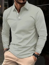 Men's Spring and Autumn Casual Breathable Comfortable Polo Shirt Hot Selling Fas