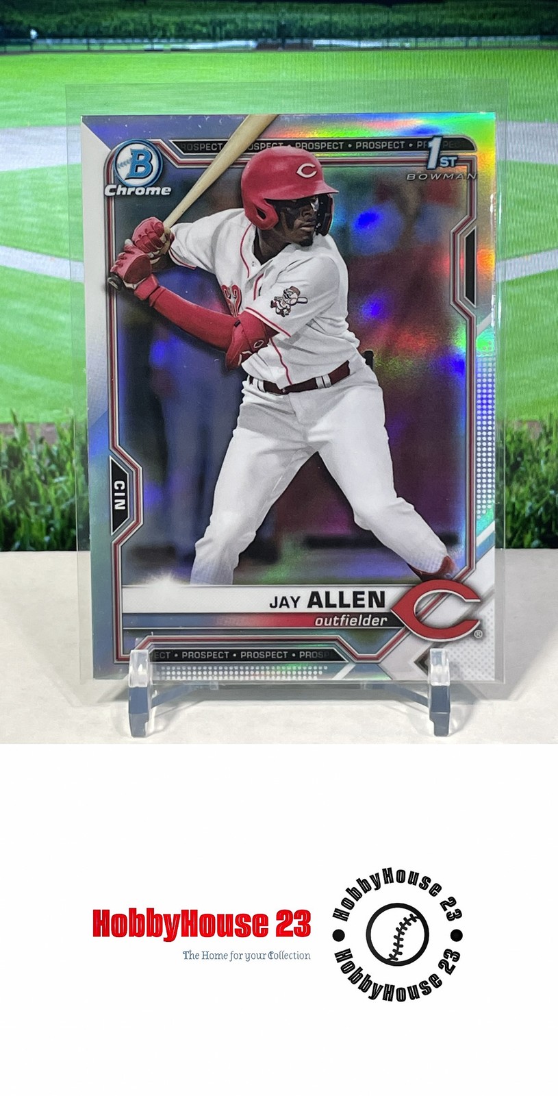 2021 Bowman Draft Chrome Refractor #BDC-11 Jay Allen Cincinnati Reds RC