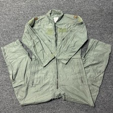 Military Flyer s Military Summer Fire-Resistant Army Green Coveralls USAF Sz 40L