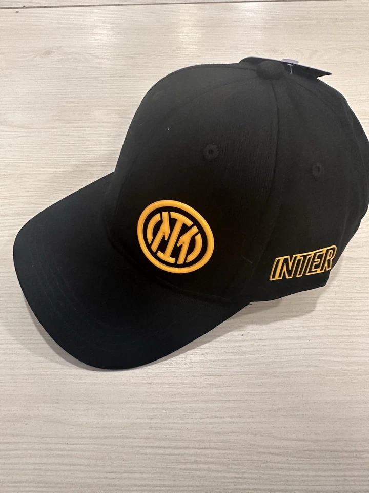 Cappello Fc Inter Visiera Cotone Ricamato Originale Ufficiale Internazionale - Immagine 2 di 4