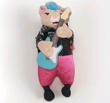 Hamstar Kia Soul Hamster Plush Guitar Mascot Punk Advert 2010 14 Inch Pink Tag