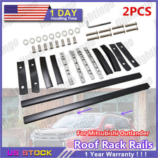2pcs Roof Rack Rails Luggage Canoe Bars Fits For Mitsubishi Outlander 2022-2025 2pcs Roof Rack Rails Luggage Canoe Bars Fits For Mitsubishi Outlander 2022-2025