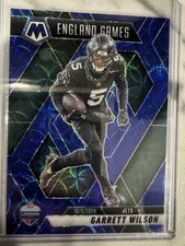 2025 Panini Mosaic - International Games Garrett Wilson #252 Blue Scope Prizm