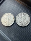 Walking Liberty Half Dollars 1943 and 1946