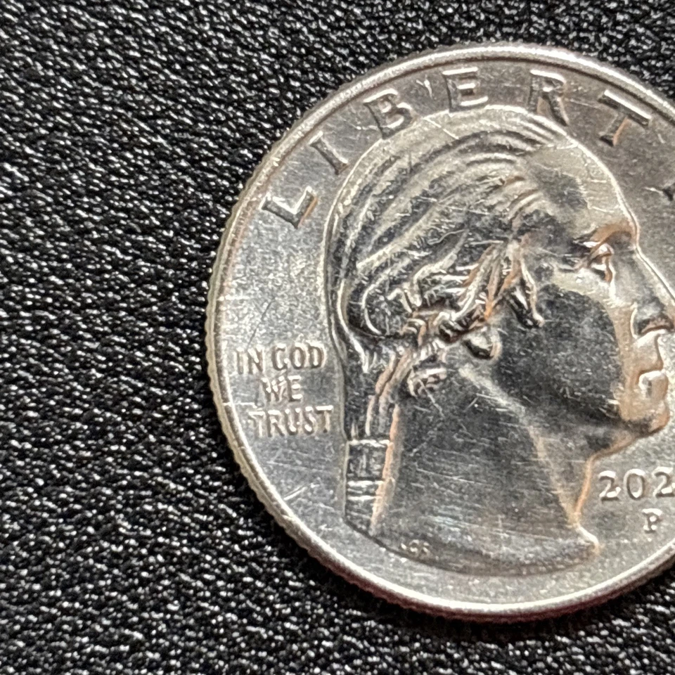 2024-P Pauli Murray Quarter Error – “IN COD WE TRUST” –Rare Mint Die Chip - Image 2 of 4