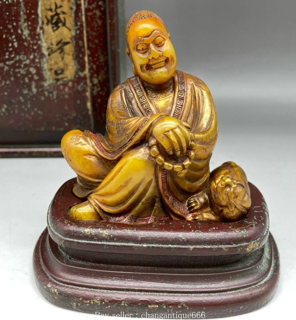 寿山石主中国古董花瓶| eBay