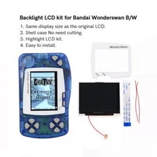 WS LCD Screen Kit Backlight Brightness Color Model For Bandai WonderSwan